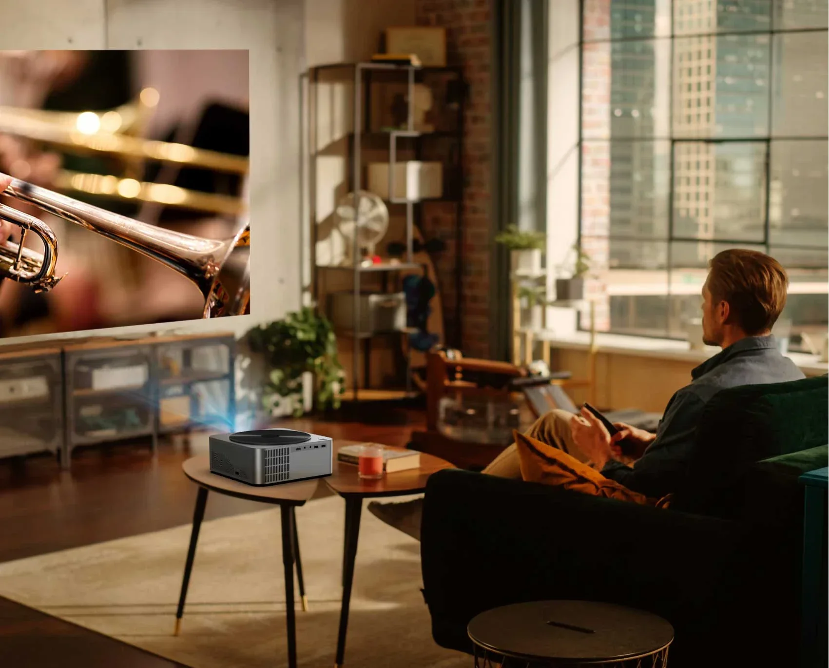 Apollo P40 Projector & Poseidon D50 Soundbar Bundle - Image 6