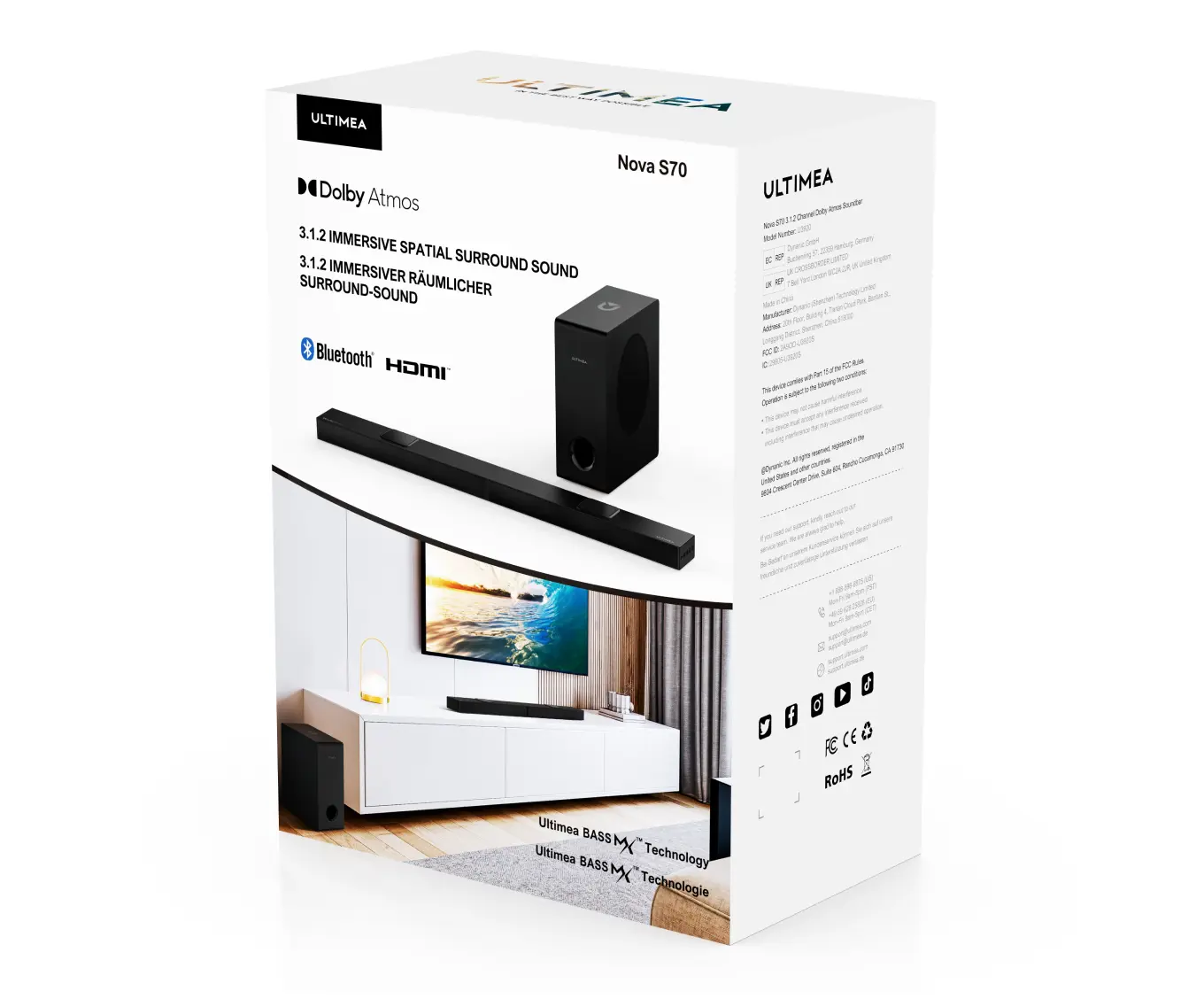 Nova S70 3.1.2 Soundbar Remote Control - Image 6