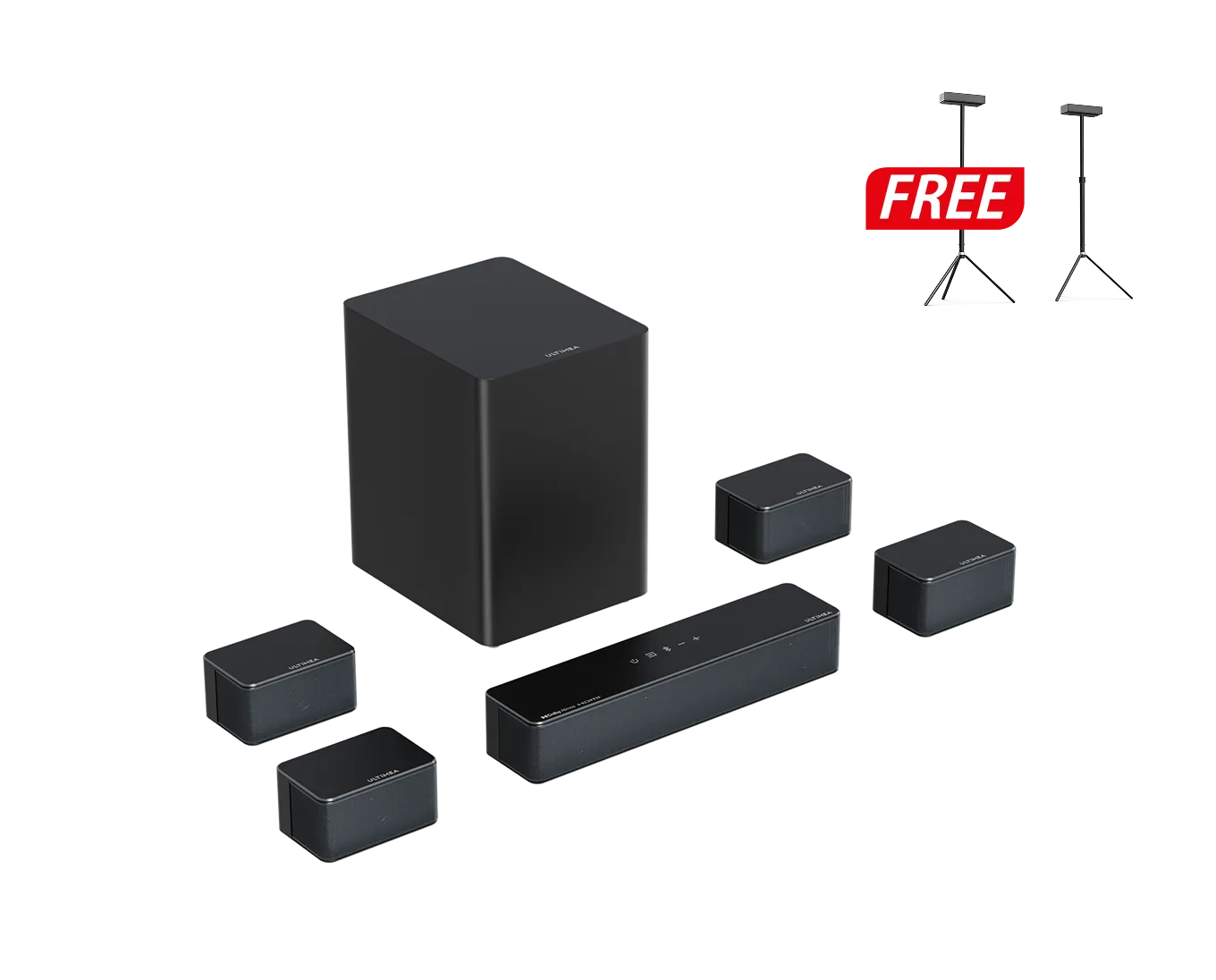 Poseidon D80 Dolby Atmos Soundbar + Free Gift - Image 3