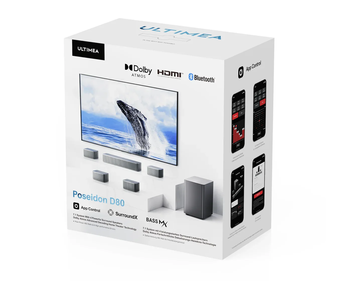 Poseidon D80 7.1 Soundbar - Image 7