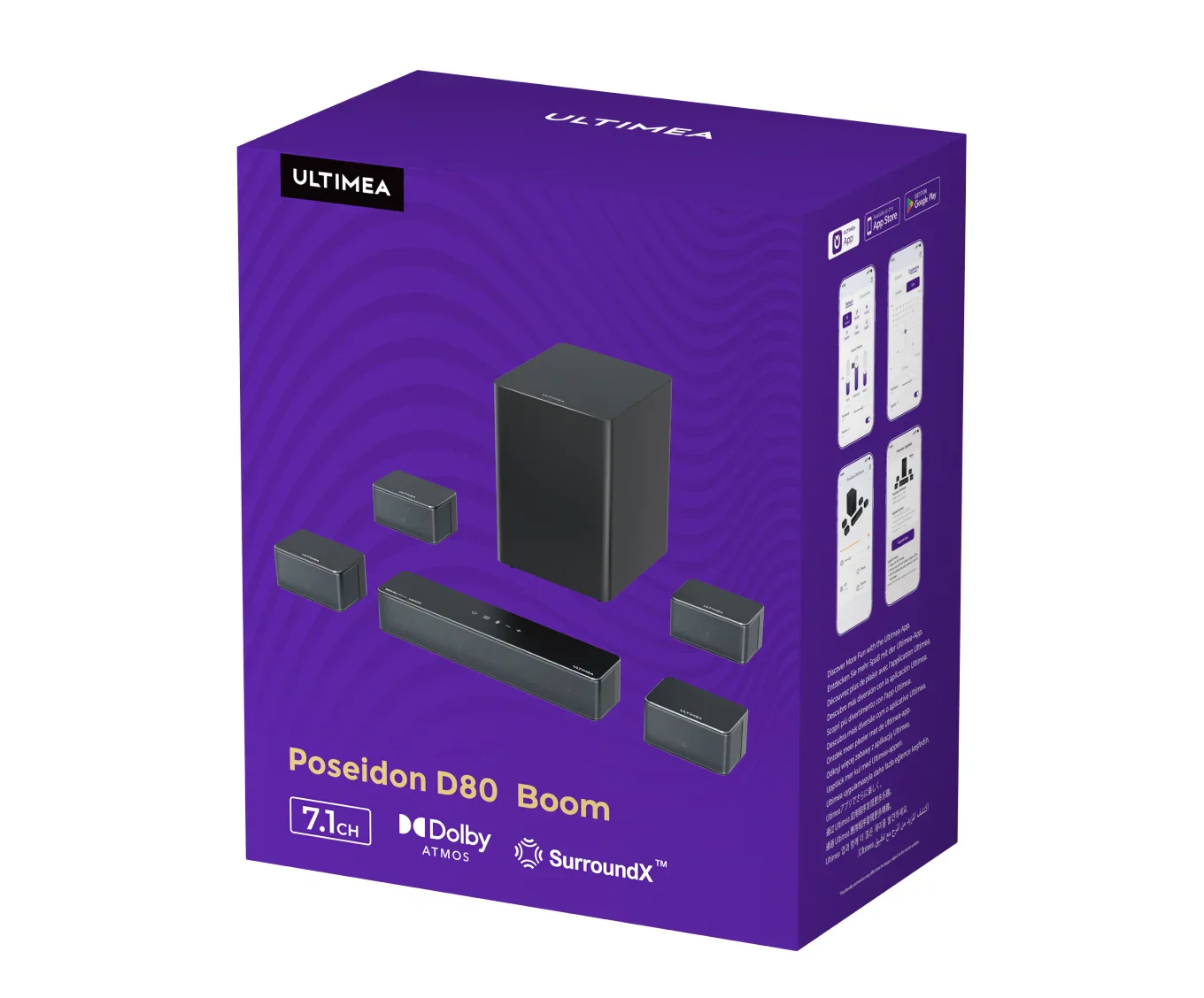Poseidon D80 Boom 7.1 Soundbar - Image 8